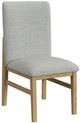 Elements International Portland Gray/Natural Side Chair-0