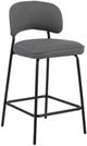New Classic® Home Furnishings Blythe Black/Gray Counter Stool-0