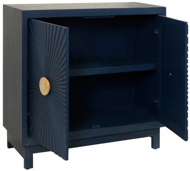 Stylecraft Dark Navy Accent Cabinet-1