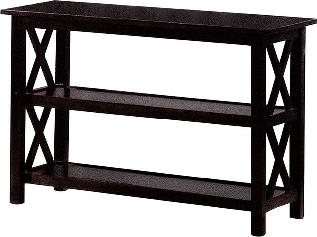 Coaster® Rachelle Deep Merlot Sofa Table-0