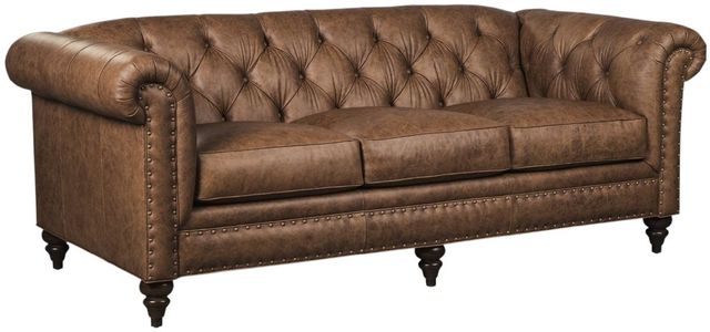 Craftmaster® Customizable CM Leather Sofa-0