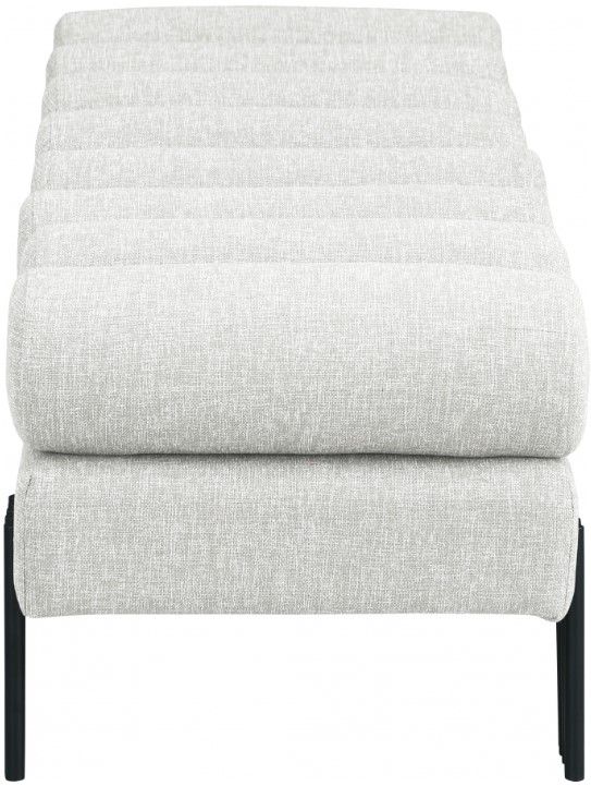 Meridian Furniture Akeela Cream Bench-2