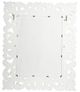 A & B Home Antique White Wall Mirror-3