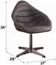 ACME Furniture Pipino Antique Ebony Swivel Accent Chair-2