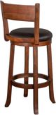 Sunny Designs™ Tuscany Vintage Mocha 30" Fullback Swivel Bar Stool-3