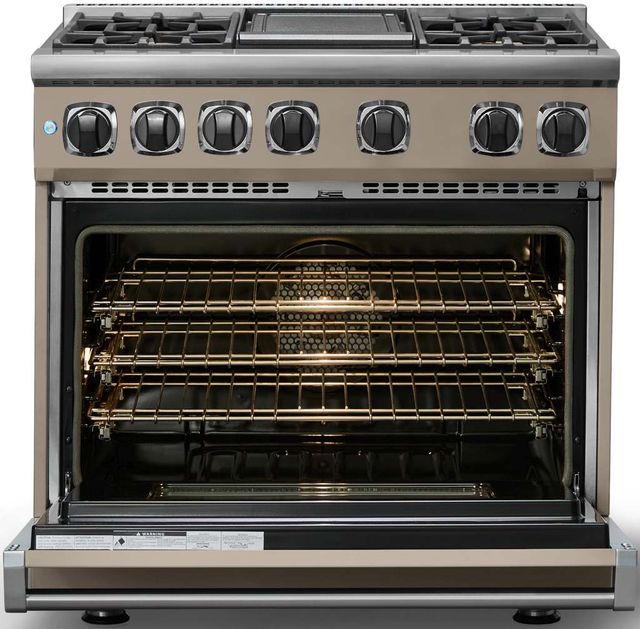 Viking® 7 Series 36" Nantucket Pro Style Dual Fuel Range with Griddle-1
