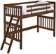 Crate Designs™ Furniture Brindle Twin Tall Mission Loft Bed-0