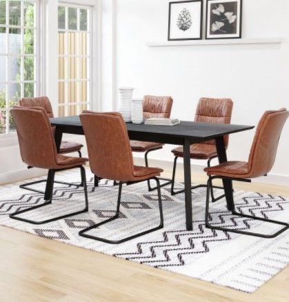 Zuo® Modern Sharon Vintage Brown Dining Chair-2