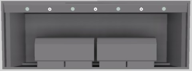 Vent-A-Hood® Designer Series 66" Gunsmoke Wall Mounted Range Hood-1