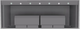 Vent-A-Hood® Designer Series 66" Gunsmoke Wall Mounted Range Hood-1