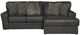 Jackson Furniture Denali 2-Piece Steel Right-Arm Facing Loveseat Sectional and Chaise-1