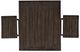 Jofran Inc. Madison County 3-Piece Vintage Black Counter Dining Set-3