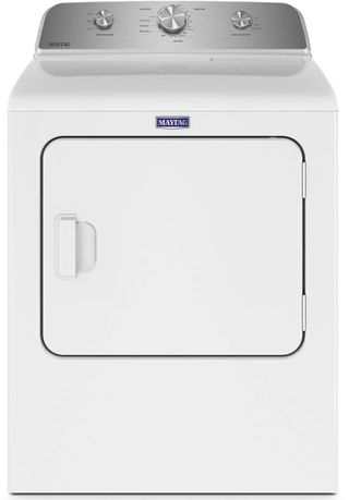 Maytag® 7 Cu. Ft. White Front Load Gas Dryer