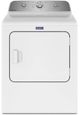 Maytag® 7 Cu. Ft. White Front Load Gas Dryer-0