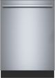 Bosch® 300 Series 24" Anti-Fingerprint Stainless Steel Top Control Built-In Dishwasher-0