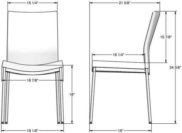 Amisco Customizable Osten Dining Side Chair-2