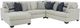 Benchcraft® Lowder 4-Piece Stone Left-Arm Facing Sectional and Chaise-0