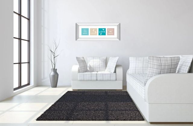Classy Art Words of Kindness II by The Vintage Collection Mirror Framed Wall Art-2