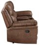 New Classic® Home Furnishings Ryland Brown Manual Dual Reclining Loveseat-3