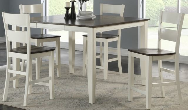 American Wholesale Furniture Gray/White Bar Stool-1