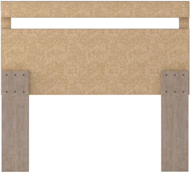 Signature Design by Ashley® Flannia Gray Queen Panel Headboard-2