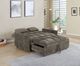 Coaster® Cotswold Brown Tufted Cushion Sleeper Sofa-3