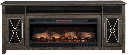 ClassicFlame® Heathrow Tifton Oak TV Stand-2