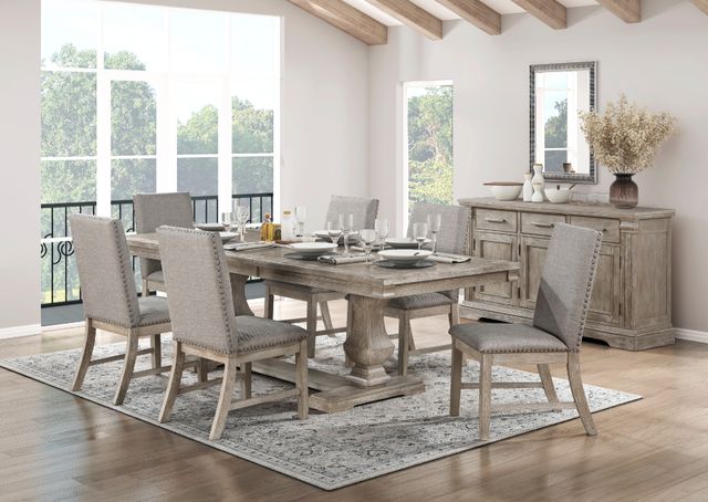 Homelegance® Southlake Light Gray Dining Side Chair-1
