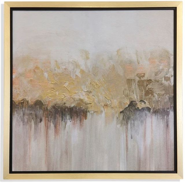 Stylecraft Gold/White Framed Print-0