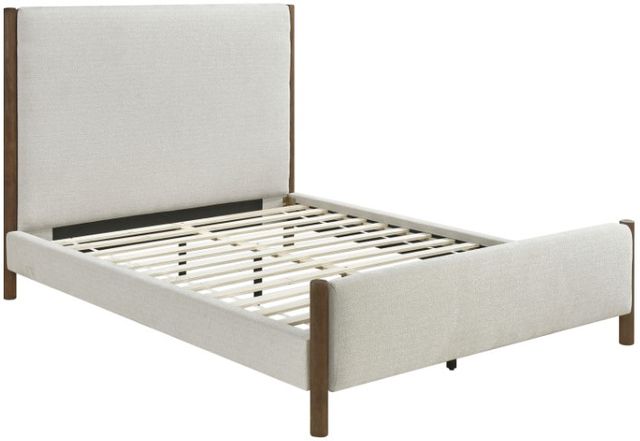 Mazin Furniture Julian Eastern King Caramel Oak Platform Bed-2