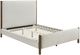 Mazin Furniture Julian Eastern King Caramel Oak Platform Bed-2