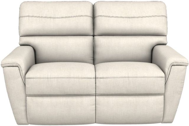 La-Z-Boy® Ava Ivory Manual Reclining Loveseat-1