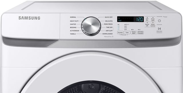 Samsung 7.5 Cu. Ft. White Ventless Electric Dryer-4