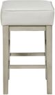 Mazin Furniture Pittsville White Counter Stool-1