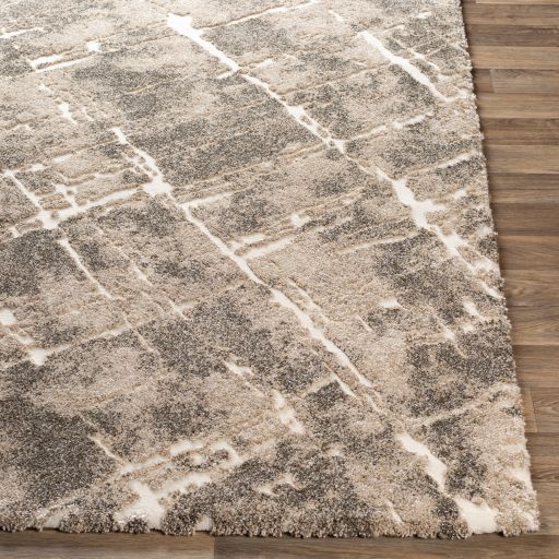 Surya Tuscany Dark Brown/White 5'x7' Area Rug-1