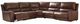 Signature Design by Ashley® Silverbrooke 5-Piece Canyon Power Reclining Sectional with Adjustable Headrest-0