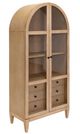 Martin Furniture Laurel Natural Arched Display Cabinet/Bookcase-0