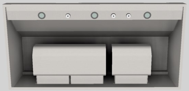 Vent-A-Hood® 48" Stainless Steel Wall Mounted Range Hood-3