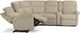 Flexsteel® Customizable Davis Power Reclining Sectional with Power Headrest-1