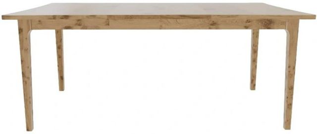Mavin Customizable 42" x 48" Concave Extendable Dining Table with 2 Leaves-1