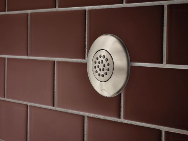 Brizo Essential™ Brilliance® Luxe Nickel® Hydrachoice® Touch-Clean® Spray Head-1