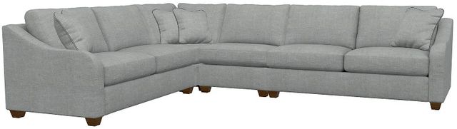 La-Z-Boy® Charlie Silver Sectional with Custom Layout Options-0