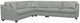 La-Z-Boy® Charlie Silver Sectional with Custom Layout Options-0