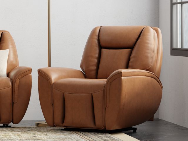Portum Power Leather Swivel Recliner-1