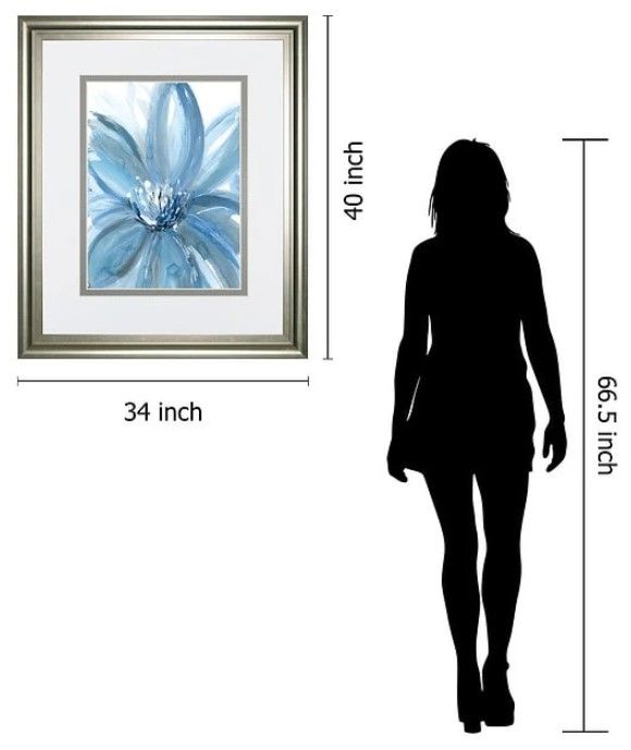 Classy Art Water Petals By Rebecca Meyers Wall Art-3
