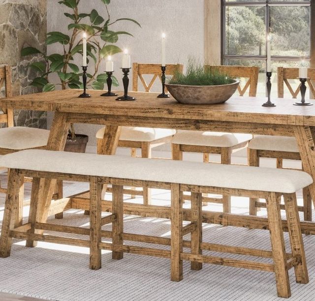 Jofran Inc.Telluride 6-Piece Gold Counter Dining Set-1