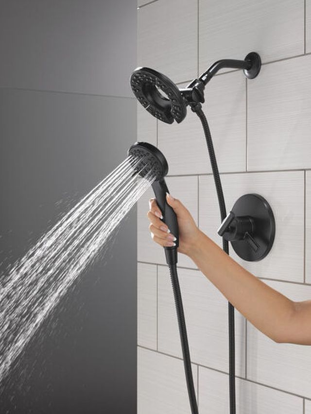 Delta Altado™ Monitor® 17 Series Matte Black Shower Trim with In2ition®-3