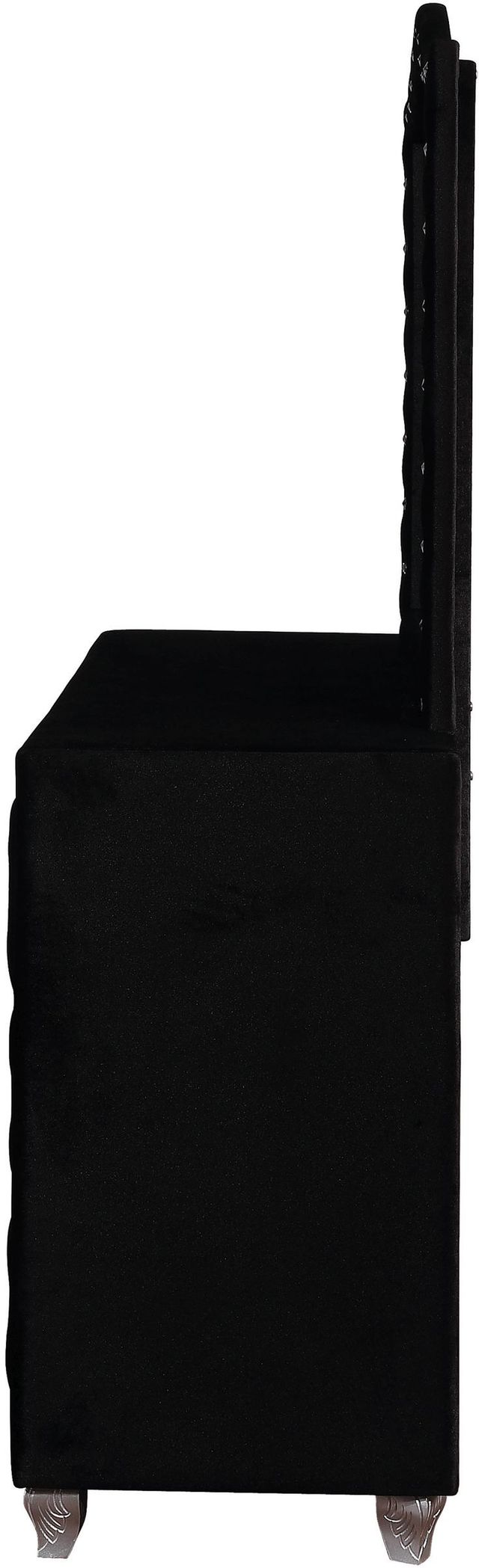 Coaster® Deanna Black Button Tufted Mirror-5