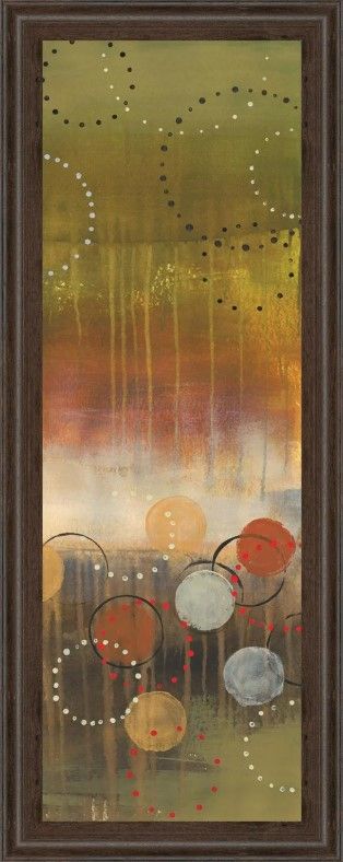 Classy Art Circles In Green Panel II by Jeni Lee Wall Art-0