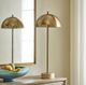 Uttermost® Dunham Brass/Travertine Buffet Lamp-4
